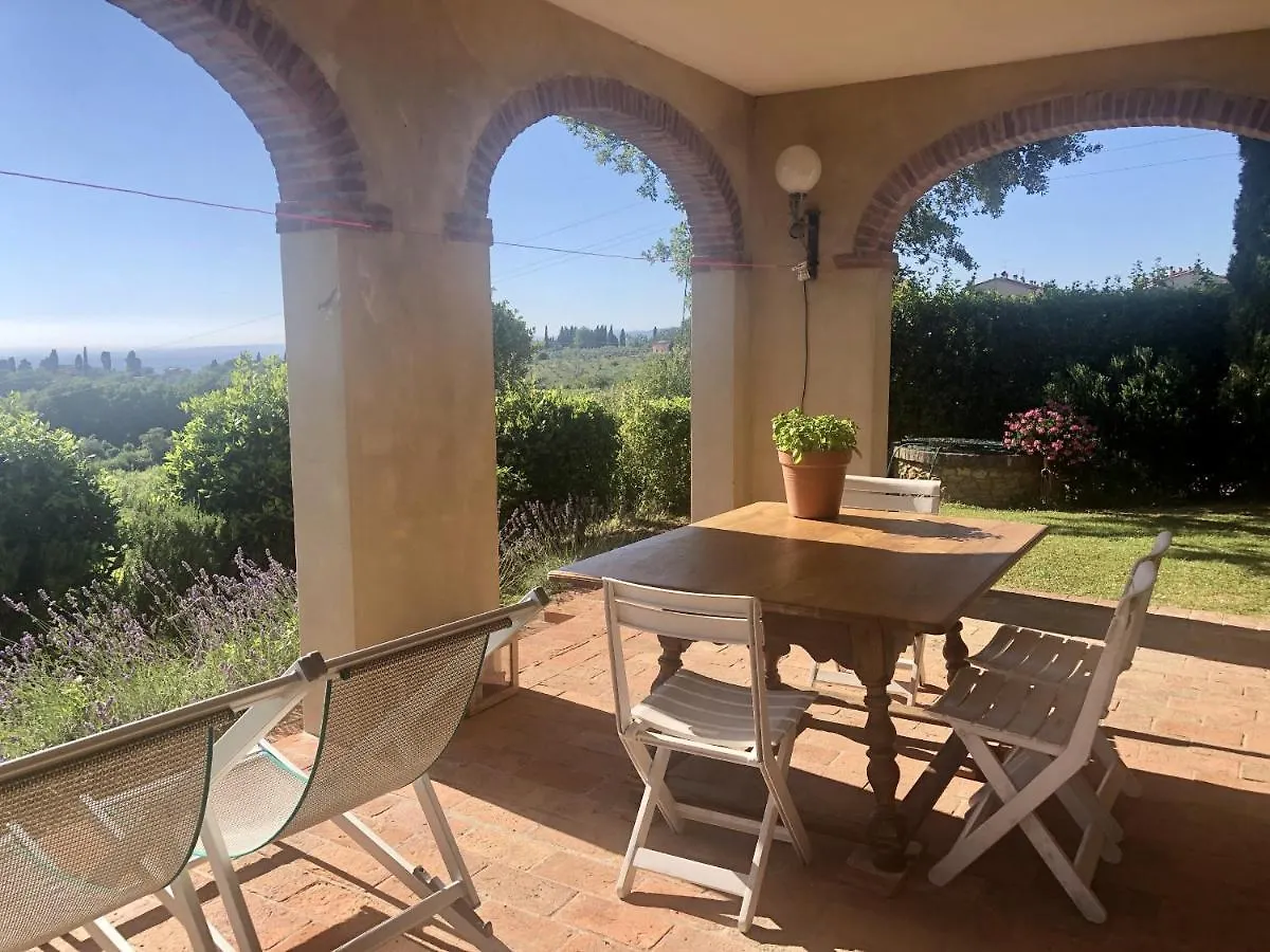 Lägenhet Podere Morena With Sea View, Private Terrace By Toscanatour Greg Guardistallo Italien